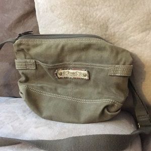 Fossil Green Canvas Bag